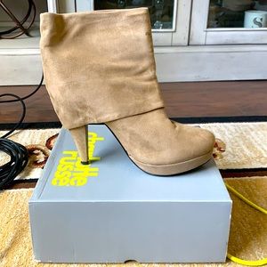 Charlotte Russe - Taupe Ankle Boots